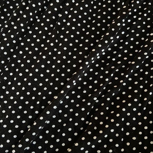 Women’s Michael Kors Long Sleeve Stretchy Polka Dot Long Sleeve Blouse Size S - Picture 7 of 7